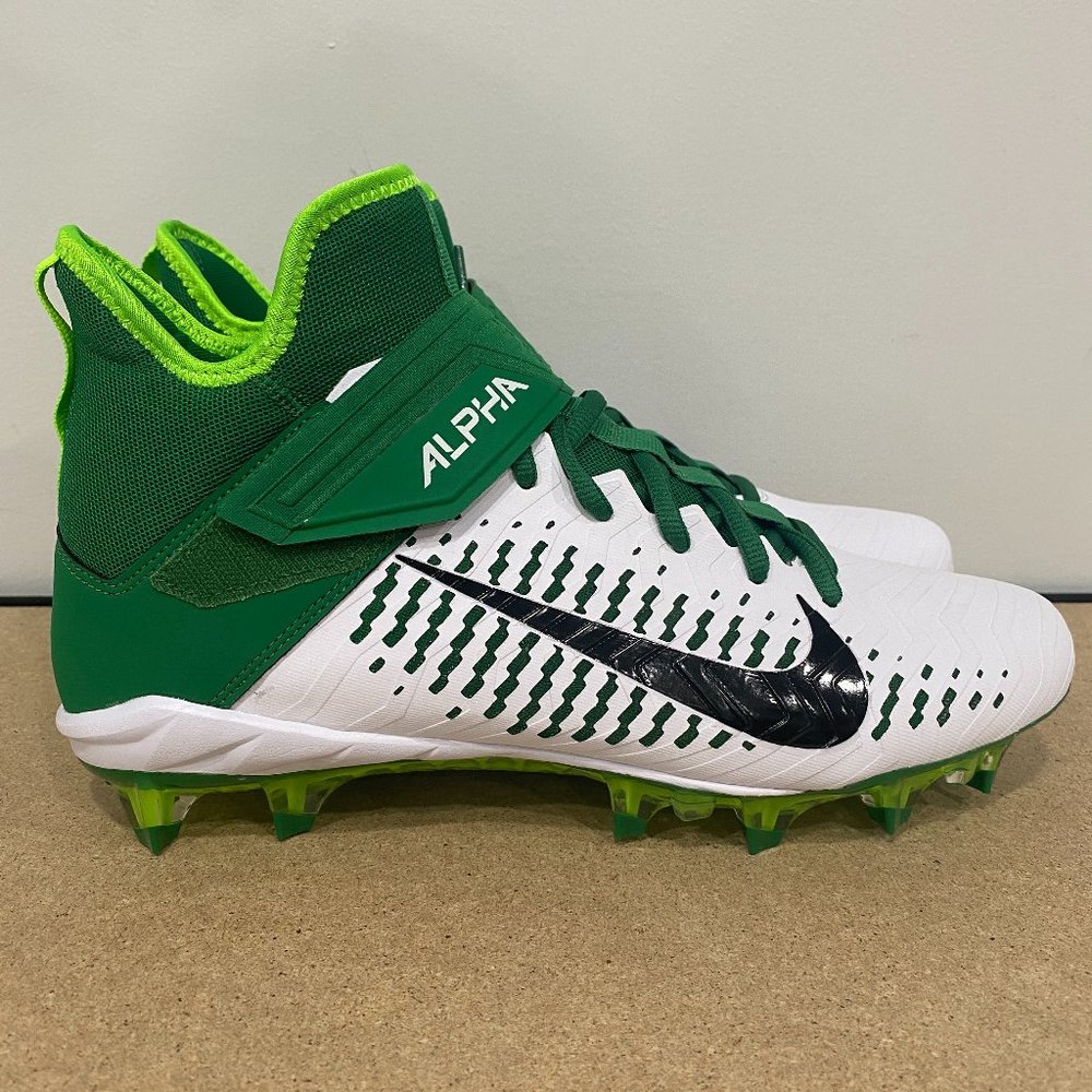 NEW Nike Men's Football Cleats Green/White 11.5 M